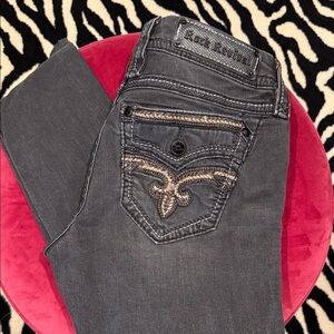 Rock Revival Charcoal Skinny Jeans for Women